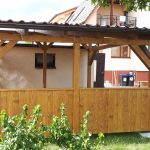 Záhradný altánok so zábradlím - Trenčianska Turná