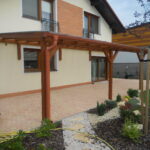 Drevený prístrešok s polykarbonátom - Piešťany