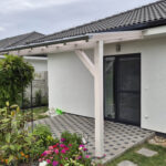 Drevená pergola s plným polykarbonátom - Bernolákovo