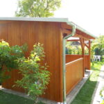 Uzatvorený drevený záhradný altánok Bašovce