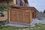 Pergola z dreva s plným polykarbonátom - Pezinok