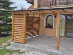 Pergola z dreva s plným polykarbonátom - Pezinok – Obrázok 2