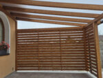 Pergola z dreva s plným polykarbonátom - Pezinok – Obrázok 3